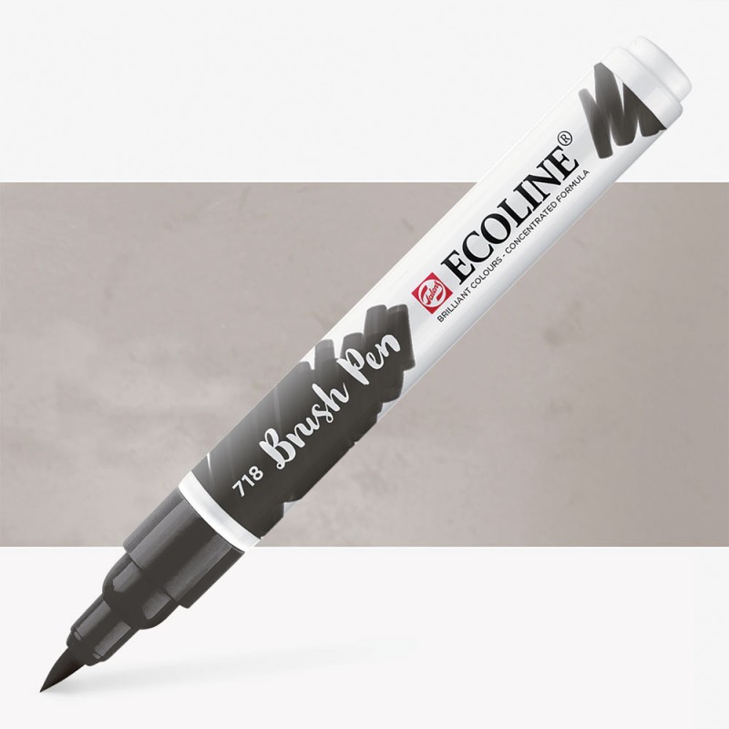 Talens : Ecoline : Fırça Uçlu Kalem : Warm Grey