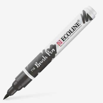 Talens : Ecoline : Fırça Uçlu Kalem : Warm Grey