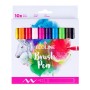 Talens : Ecoline : Fırça Uçlu Kalem Seti : 10 Renk : Bright
