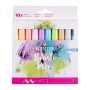Talens : Ecoline : Fırça Uçlu Kalem Seti : 10 Renk : Pastel