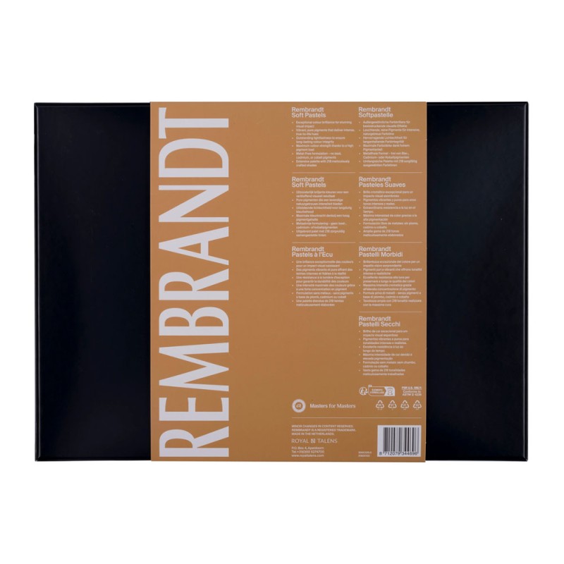 Remdrandt : Soft Pastel Boya Seti : General Selection : 120 Renk (Yarım Boy)