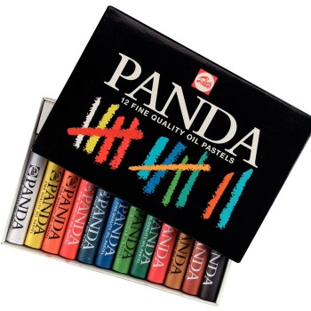 Talens : Panda : Yağlı Pastel Boya Seti : 12 Renk