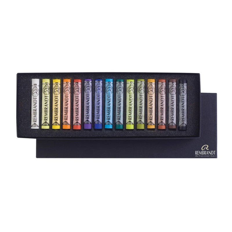 Remdrandt : Soft Pastel Boya Seti : General Selection : 15 Renk (Tam Boy)
