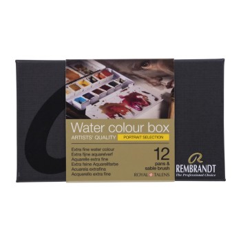 Rembrandt : Tablet Sulu Boya Seti : Portrait Colour : 12 Renk (Metal Kutu)