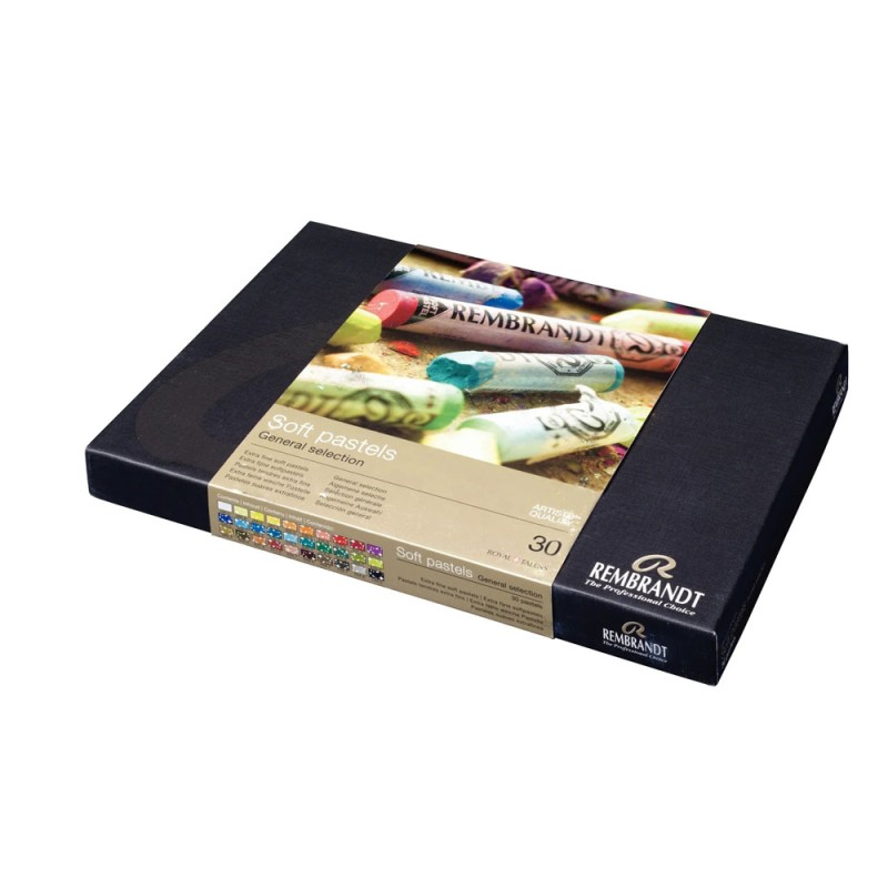 Remdrandt : Soft Pastel Boya Seti : General Selection : 30 Renk (Tam Boy)