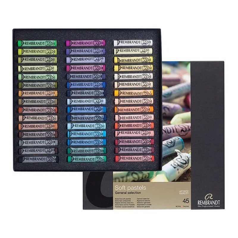 Remdrandt : Soft Pastel Boya Seti : General Selection : 45 Renk (Tam Boy)