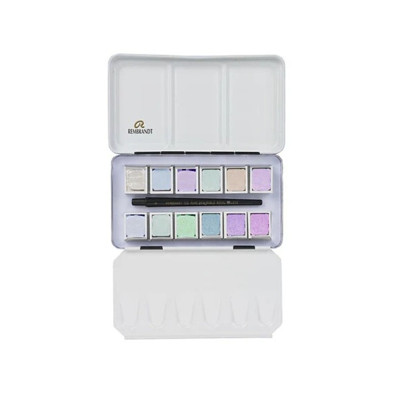 Rembrandt : Tablet Sulu Boya Seti : Specialty Colour : 12 Renk (Metal Kutu)