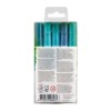 Talens : Ecoline : Fırça Uçlu Kalem Seti : 5 Renk : Green Blue