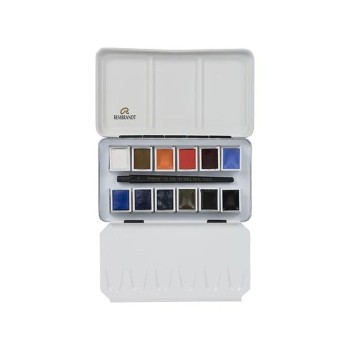 Rembrandt : Tablet Sulu Boya Seti : Urban Cityscape Colour : 12 Renk (Metal Kutu)