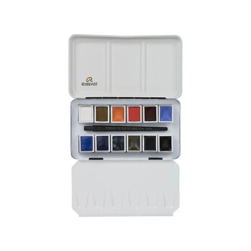 Rembrandt : Tablet Sulu Boya Seti : Urban Cityscape Colour : 12 Renk (Metal Kutu)