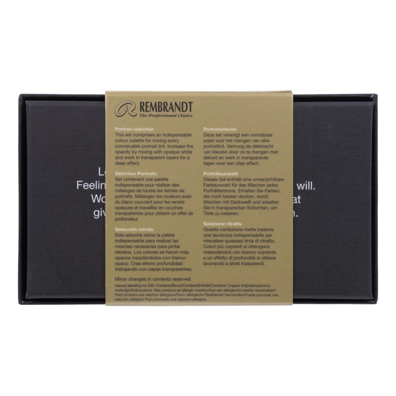 Rembrandt : Tablet Sulu Boya Seti : Portrait Colour : 12 Renk (Metal Kutu)