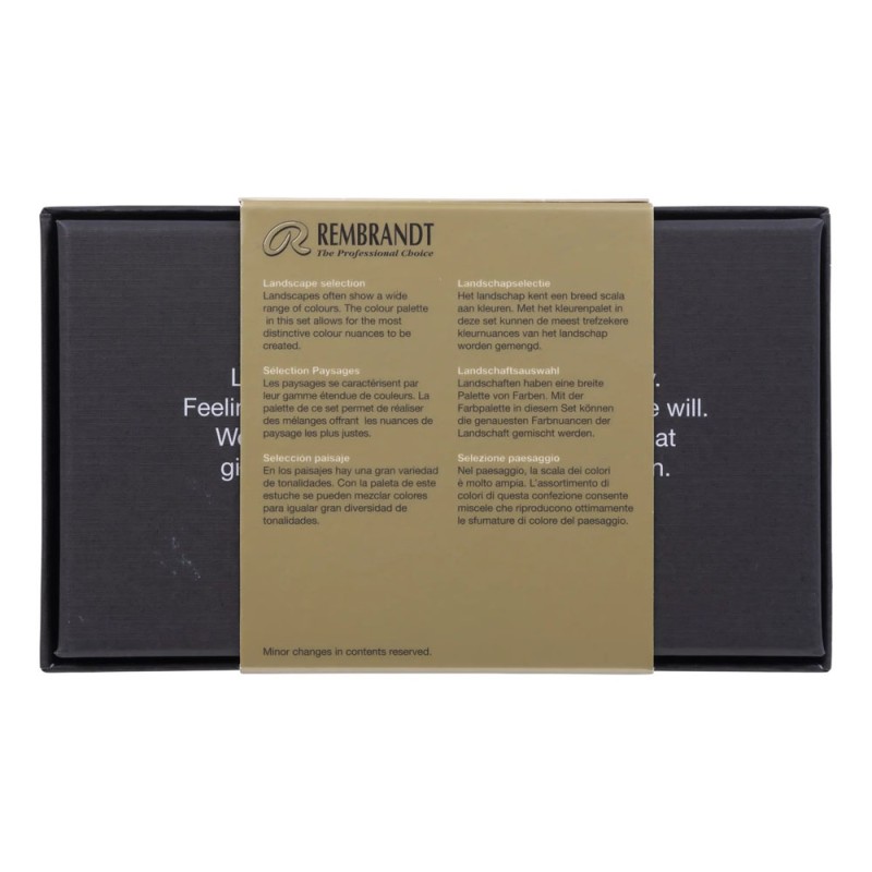 Rembrandt : Tablet Sulu Boya Seti : Landscape Colour : 12 Renk (Metal Kutu)