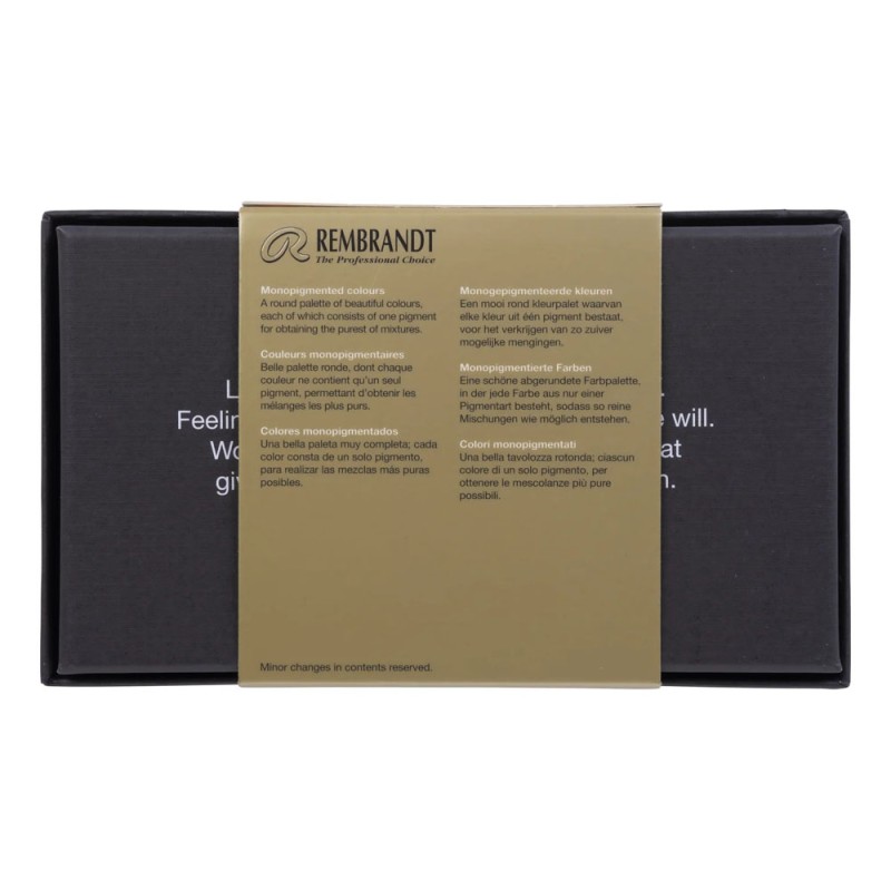 Rembrandt : Tablet Sulu Boya Seti : Mono-Pigmented Colour : 12 Renk (Metal Kutu)