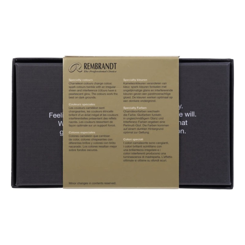 Rembrandt : Tablet Sulu Boya Seti : Specialty Colour : 12 Renk (Metal Kutu)