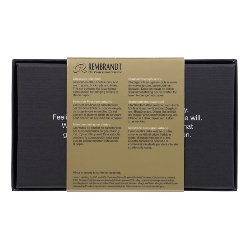 Rembrandt : Tablet Sulu Boya Seti : Urban Cityscape Colour : 12 Renk (Metal Kutu)
