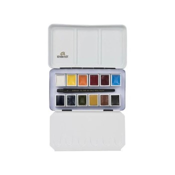 Rembrandt : Tablet Sulu Boya Seti : Portrait Colour : 12 Renk (Metal Kutu)