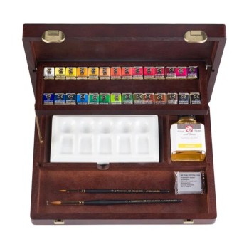 Rembrandt : Tablet Sulu Boya Seti : Professional Set (Ahşap Kutu)