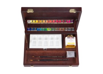 Rembrandt : Tablet Sulu Boya Seti : Professional Set (Ahşap Kutu)