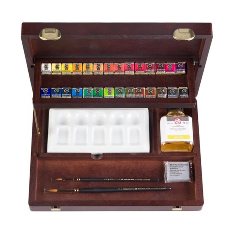 Rembrandt : Tablet Sulu Boya Seti : Professional Set (Ahşap Kutu)