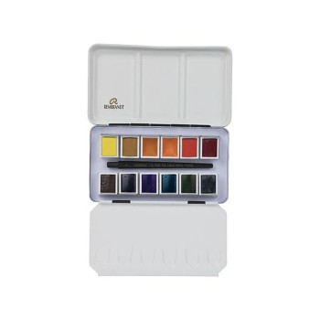 Rembrandt : Tablet Sulu Boya Seti : Landscape Colour : 12 Renk (Metal Kutu)