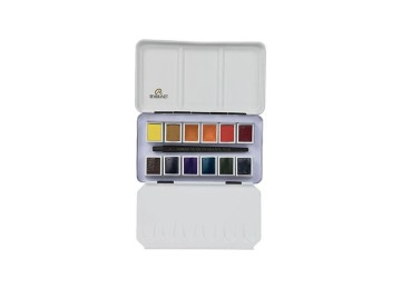 Rembrandt : Tablet Sulu Boya Seti : Landscape Colour : 12 Renk (Metal Kutu)