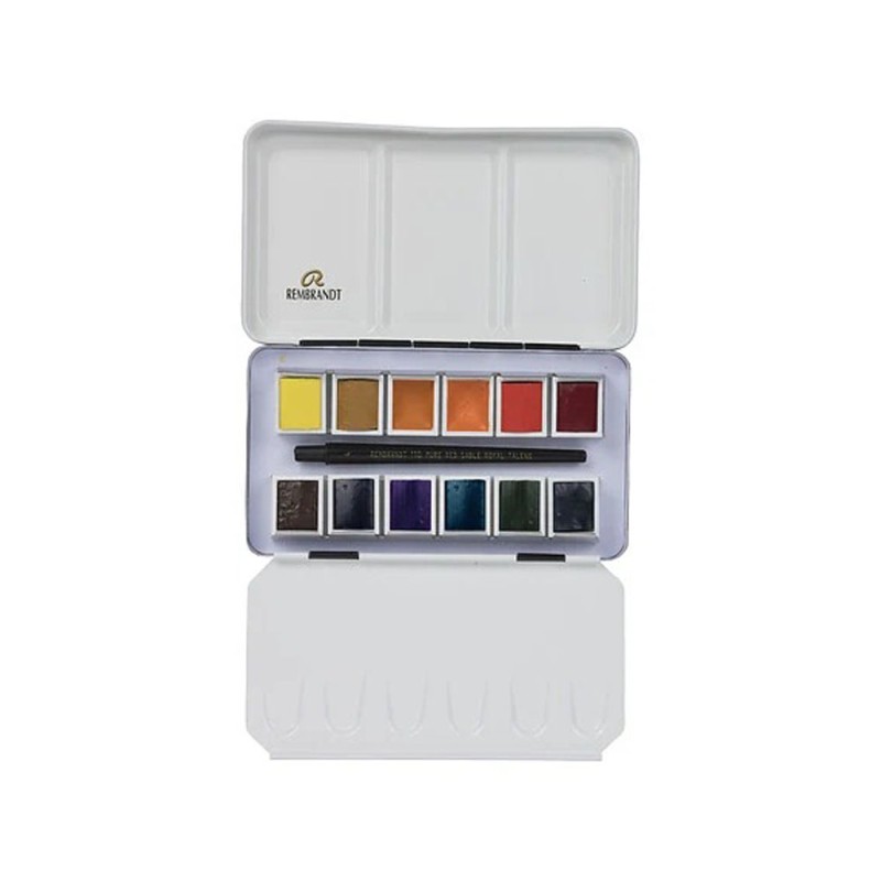 Rembrandt : Tablet Sulu Boya Seti : Landscape Colour : 12 Renk (Metal Kutu)