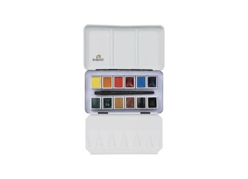 Rembrandt : Tablet Sulu Boya Seti : Mono-Pigmented Colour : 12 Renk (Metal Kutu)