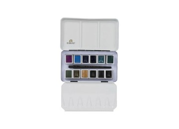 Rembrandt : Tablet Sulu Boya Seti : Granulating Colour : 12 Renk (Metal Kutu)