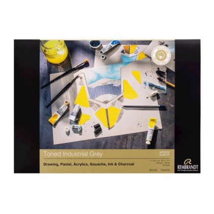 Rembrandt : Renkli Çizim Defteri : Industrial Grey : A4 : 180 gr : 50 Yaprak