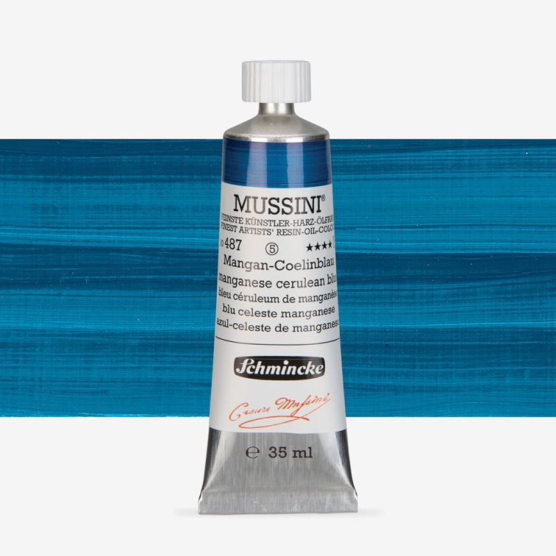 Schmincke : Mussini Yağlı Boya : 35 ml : Manganese Cerulean Blue
