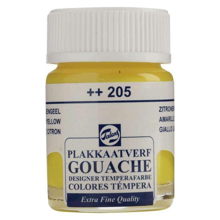 Talens : Gouache : Guaj Boya : 16 ml : Lemon Yellow (Primary)