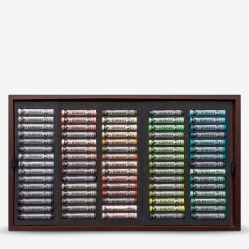 Remdrandt : Soft Pastel Boya Seti : Master Box : 150 Renk (Tam Boy - Ahşap Kutu)