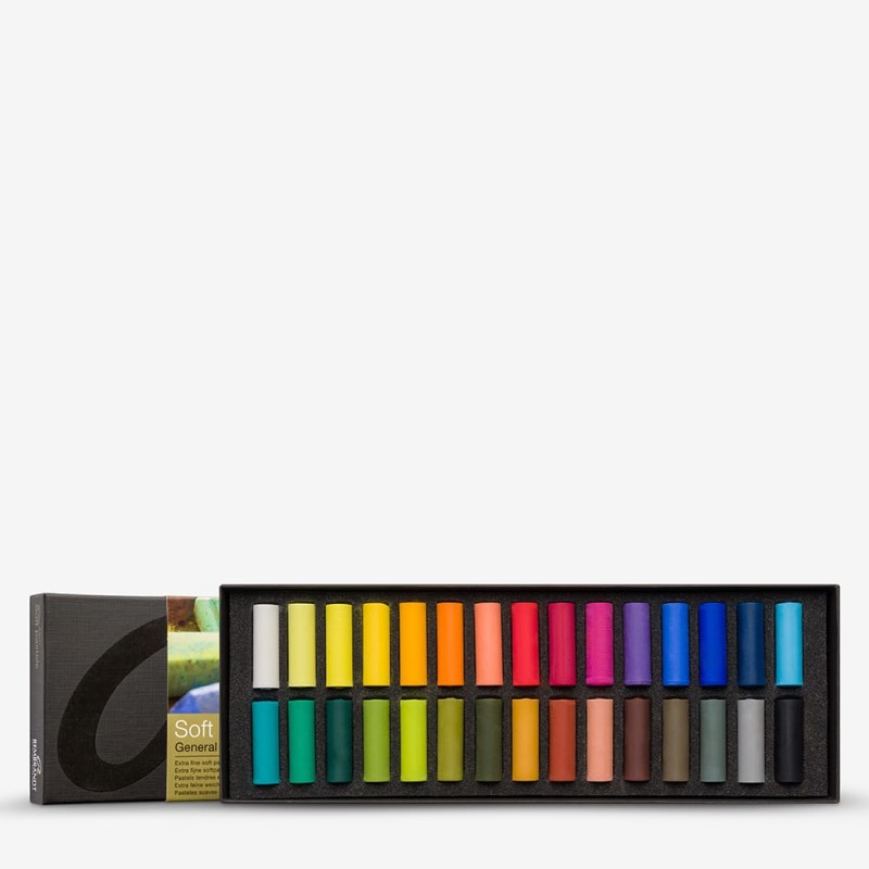 Remdrandt : Soft Pastel Boya Seti : General Selection : 30 Renk (Yarım Boy)