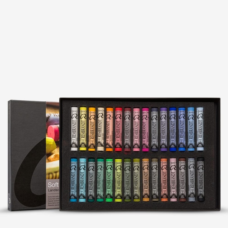 Remdrandt : Soft Pastel Boya Seti : Landscape Selection : 30 Renk (Tam Boy)