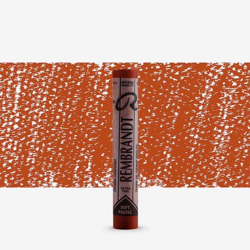 Rembrandt : Soft Pastel Boya : Burnt Sienna : 411.5