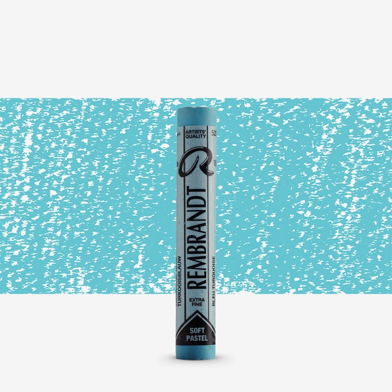 Rembrandt : Soft Pastel Boya : Turquoise Blue : 522.8
