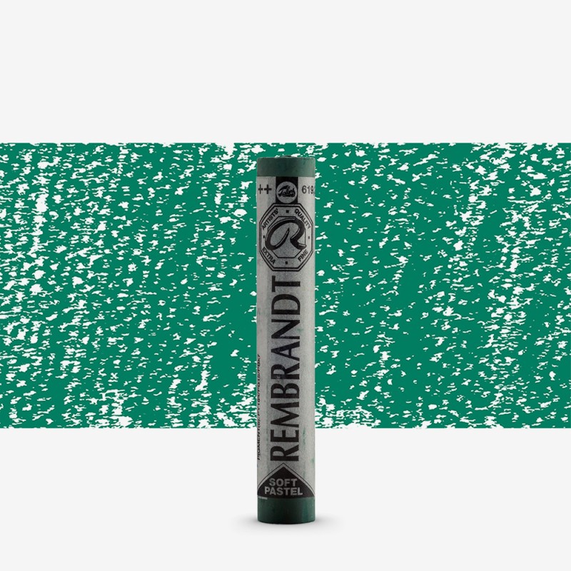 Rembrandt : Soft Pastel Boya : Permanent Green Deep : 619.3