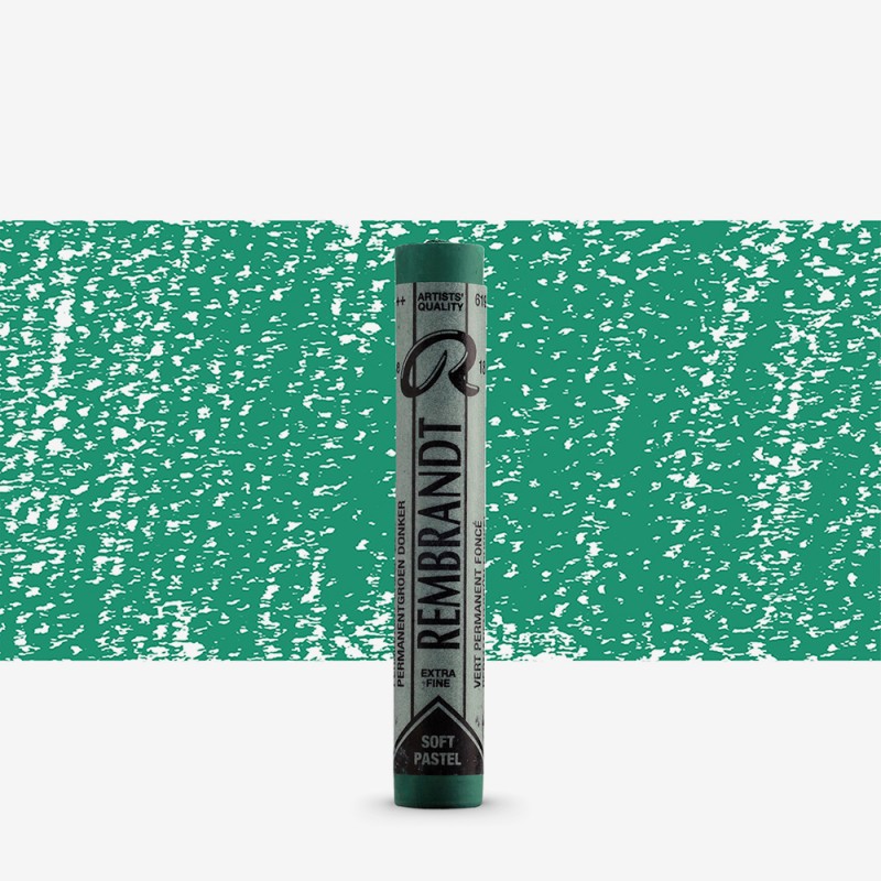 Rembrandt : Soft Pastel Boya : Permanent Green Deep : 619.5