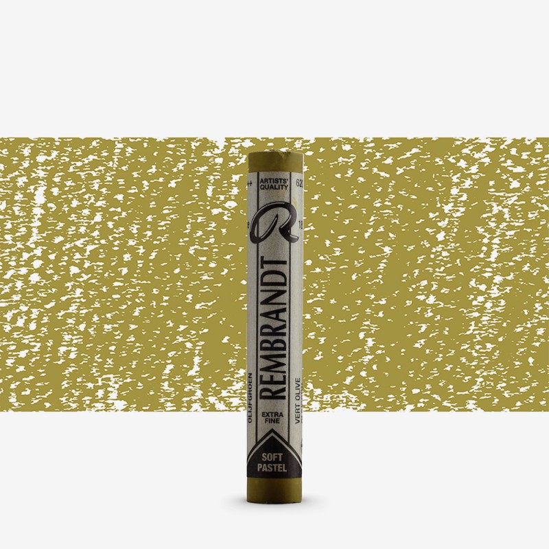 Rembrandt : Soft Pastel Boya : Olive Green : 620.7