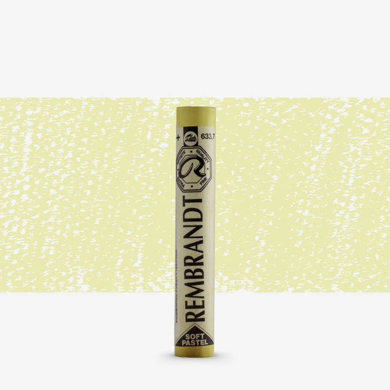 Rembrandt : Soft Pastel Boya : Permanent Yellowish Green : 633.7