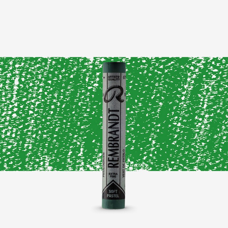 Rembrandt : Soft Pastel Boya : Phthalo Green : 675.3
