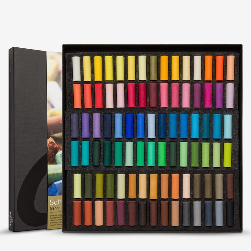 Remdrandt : Soft Pastel Boya Seti : General Selection Professional : 90 Renk (Yarım Boy)