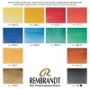 Rembrandt : Tablet Sulu Boya Seti :12 Renk (Metal Kutu)