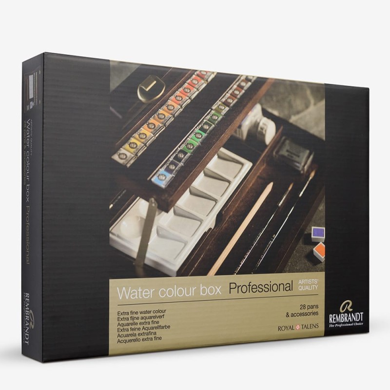 Rembrandt : Tablet Sulu Boya Seti : Professional Set (Ahşap Kutu)